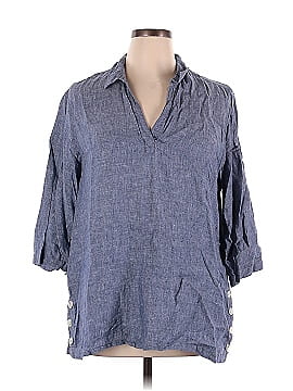 ANTIBES BLANC 3/4 Sleeve Button-Down Shirt (view 1)