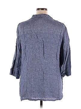 ANTIBES BLANC 3/4 Sleeve Button-Down Shirt (view 2)