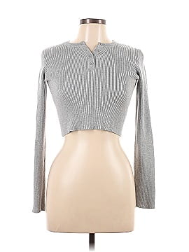 Brandy Melville Long Sleeve Henley (view 1)