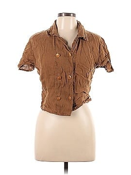 Flax Short Sleeve Blouse (view 1)