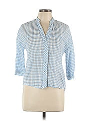 Zara Basic 3/4 Sleeve Button Down Shirt