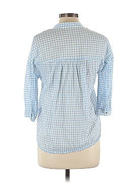 Zara Basic 3/4 Sleeve Button-Down Shirt (view 2)