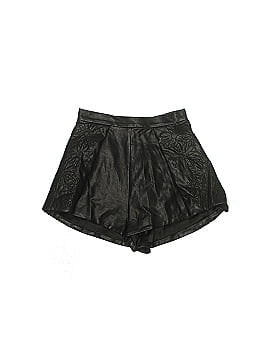 Finders Keepers Faux Leather Shorts (view 1)