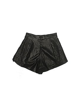 Finders Keepers Faux Leather Shorts (view 2)