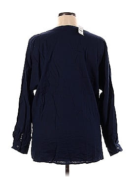 Ann Taylor LOFT Long Sleeve Button-Down Shirt (view 2)