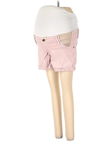 Isabel Maternity Denim Shorts (view 1)