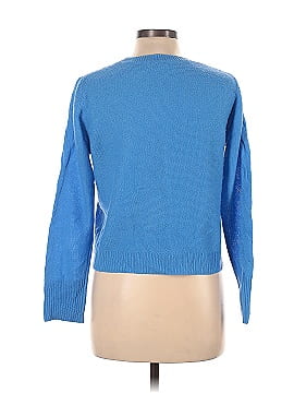 Aqua Cashmere Pullover Sweater (view 2)