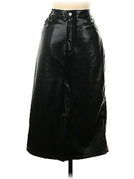 7 For All Mankind Faux Leather Skirt (view 1)