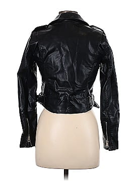 Zara Faux Leather Jacket (view 2)