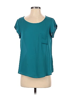 Joie Short Sleeve Silk Top (view 1)