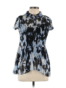 INC International Concepts Short Sleeve Blouse (view 1)