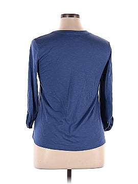 Indigo 3/4 Sleeve T-Shirt (view 2)