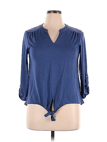 Indigo 3/4 Sleeve T-Shirt (view 1)