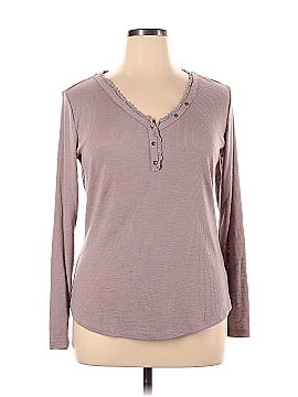 Maurices Long Sleeve Henley (view 1)