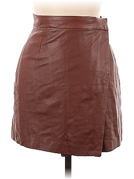 French Connection Leather Skirt (view 1)