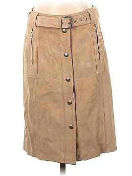 MICHAEL Michael Kors Leather Skirt (view 1)