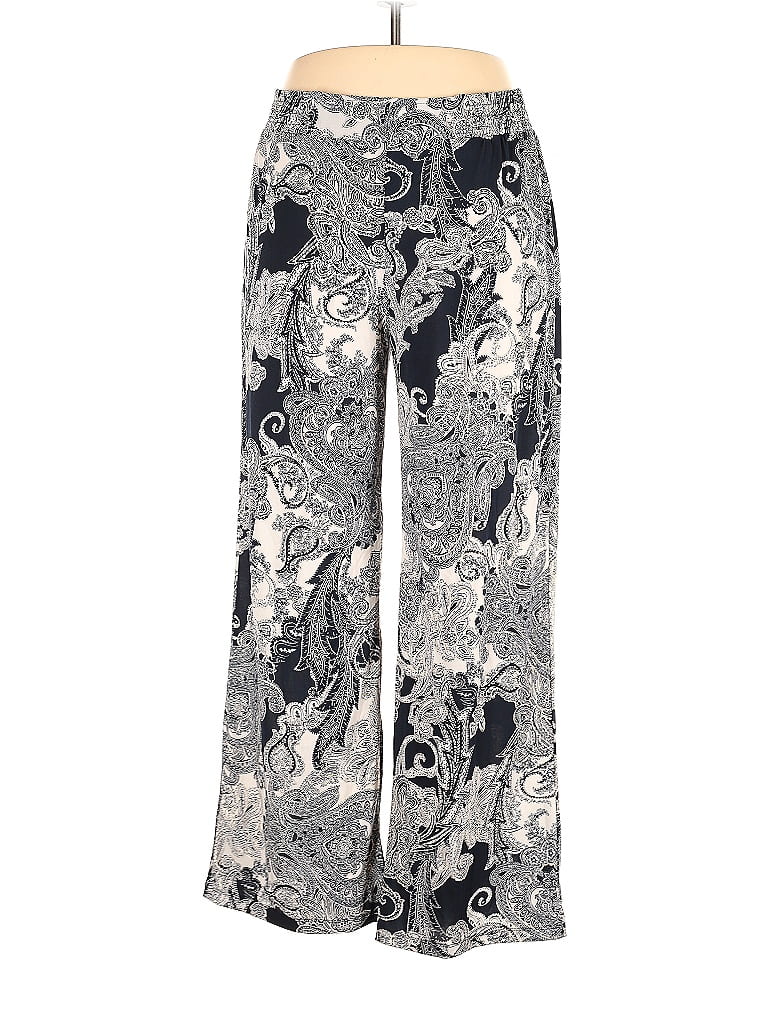Iman Ivory Floral Art Pants Set