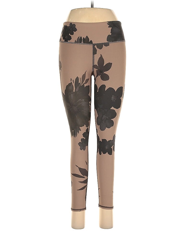 Pre-owned Assorted Brands Leggings In Brown
