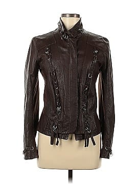 Sportmax Code Faux Leather Jacket (view 1)