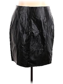 Shein Faux Leather Skirt (view 1)