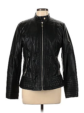 Coalition LA Faux Leather Jacket (view 1)