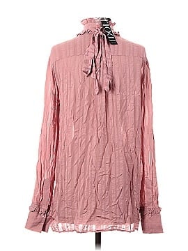 Topshop Long Sleeve Button-Down Shirt (view 2)