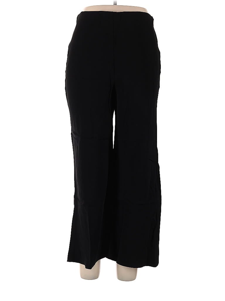 House of Harlow 1960 100% Viscose Black Casual Pants Size 15 - photo 1
