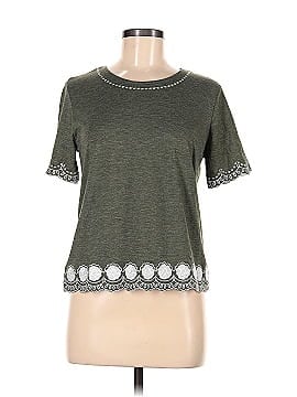 Messy Bun Just Chillin Short Sleeve Blouse (view 1)