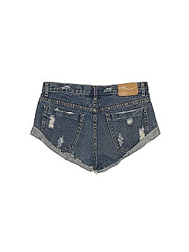 One by One Teaspoon Denim Shorts (view 2)