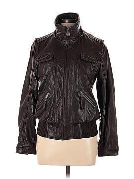 MICHAEL Michael Kors Leather Jacket (view 1)