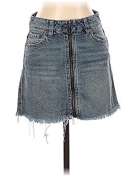 We the Free Denim Skirt (view 1)