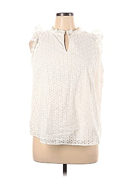 LC Lauren Conrad Short Sleeve Blouse (view 1)