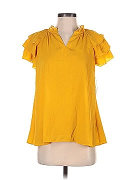 American Eagle Outfitters Short Sleeve Blouse (view 1)