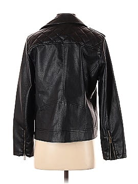 Universal Thread Faux Leather Jacket (view 2)