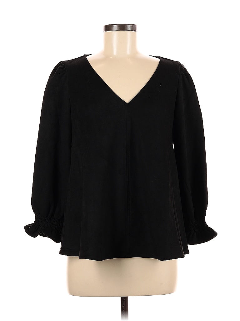 Tuckernuck Black Long Sleeve Blouse Size M 78 off ThredUp