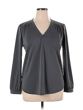 Ann Taylor Factory Long Sleeve Blouse (view 1)