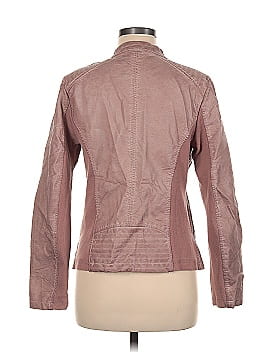 Sebby Collection Faux Leather Jacket (view 2)