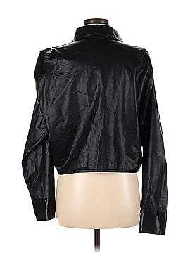 Vera & Lucy Faux Leather Jacket (view 2)