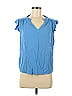 Kori America Blue Sleeveless Blouse Size M - photo 1