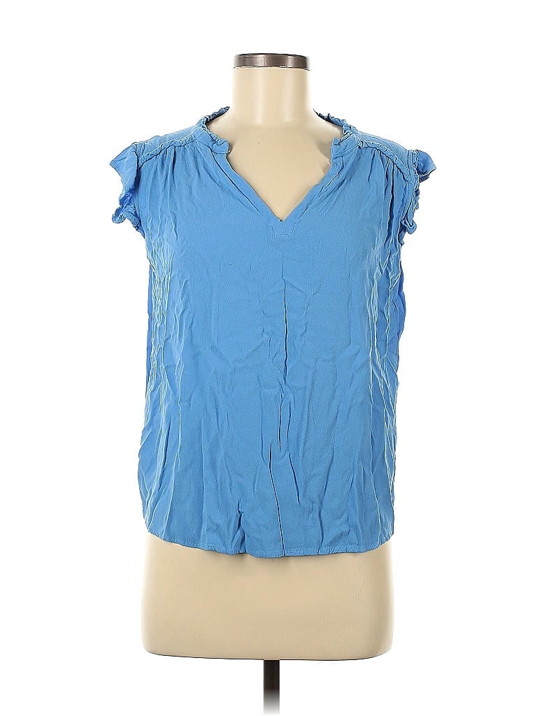 Kori America Blue Sleeveless Blouse Size M - photo 1