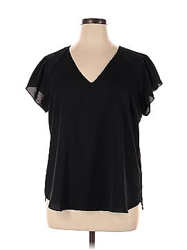 City Chic Short Sleeve Blouse (view 1)