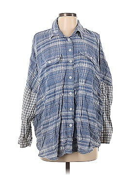 American Eagle Outfitters Long Sleeve Button-Down Shirt (view 1)