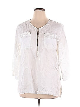 Company Ellen Tracy 3/4 Sleeve Button-Down Shirt (view 1)