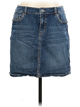 White House Black Market Denim Skirt (view 1)