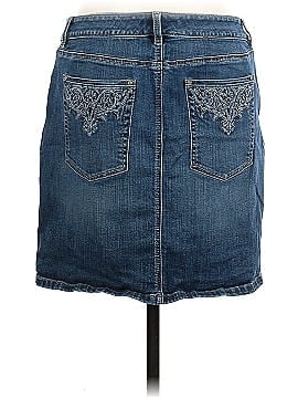 White House Black Market Denim Skirt (view 2)