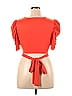 Shein Curve Orange Short Sleeve Top Size XL - photo 2