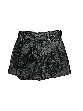 Elizabeth and James Faux Leather Shorts (view 1)