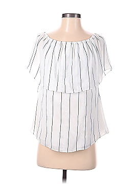 White House Black Market Short Sleeve Blouse (view 1)