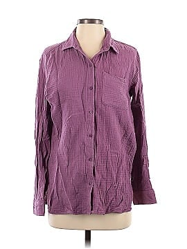 Anne Klein Long Sleeve Button-Down Shirt (view 1)