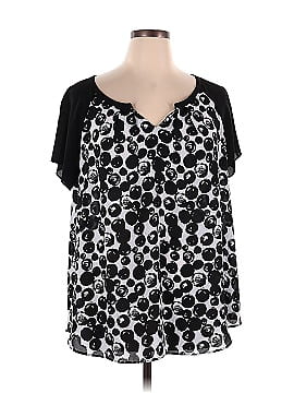 Worthington Short Sleeve Blouse (view 1)